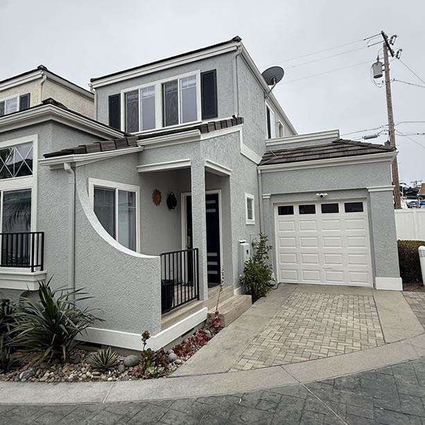 Beautiful painted house in Southern California